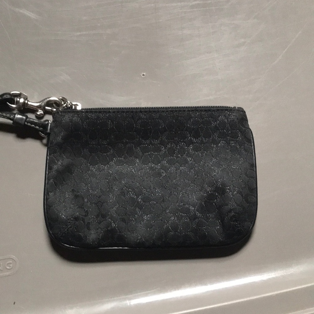 Black Coach wristlet